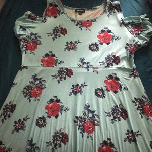 T shirt dress cold shoulder